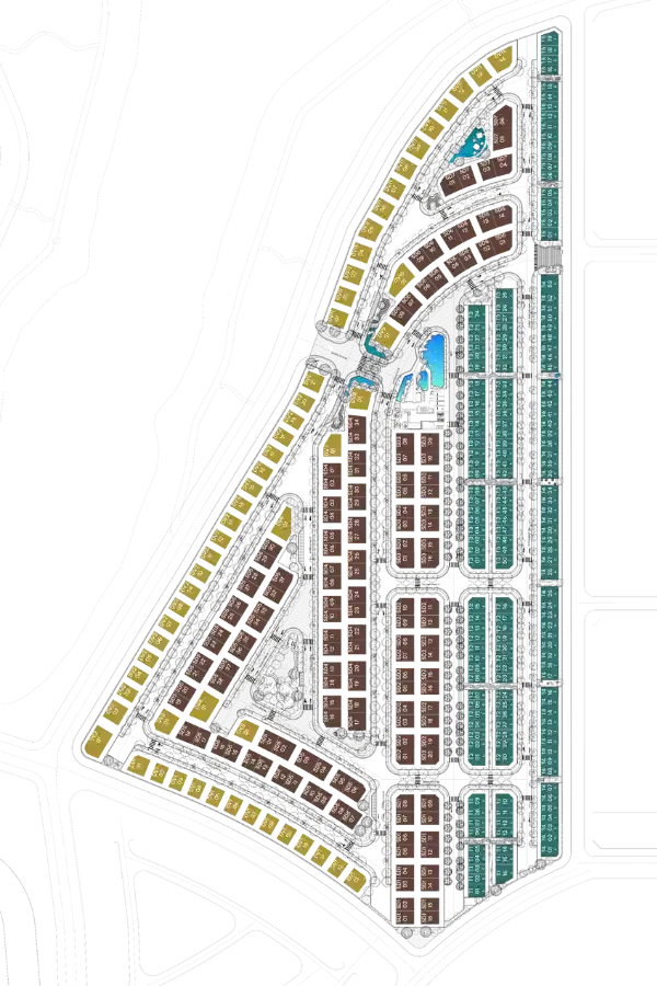 mặt bằng biệt thự Sycamore