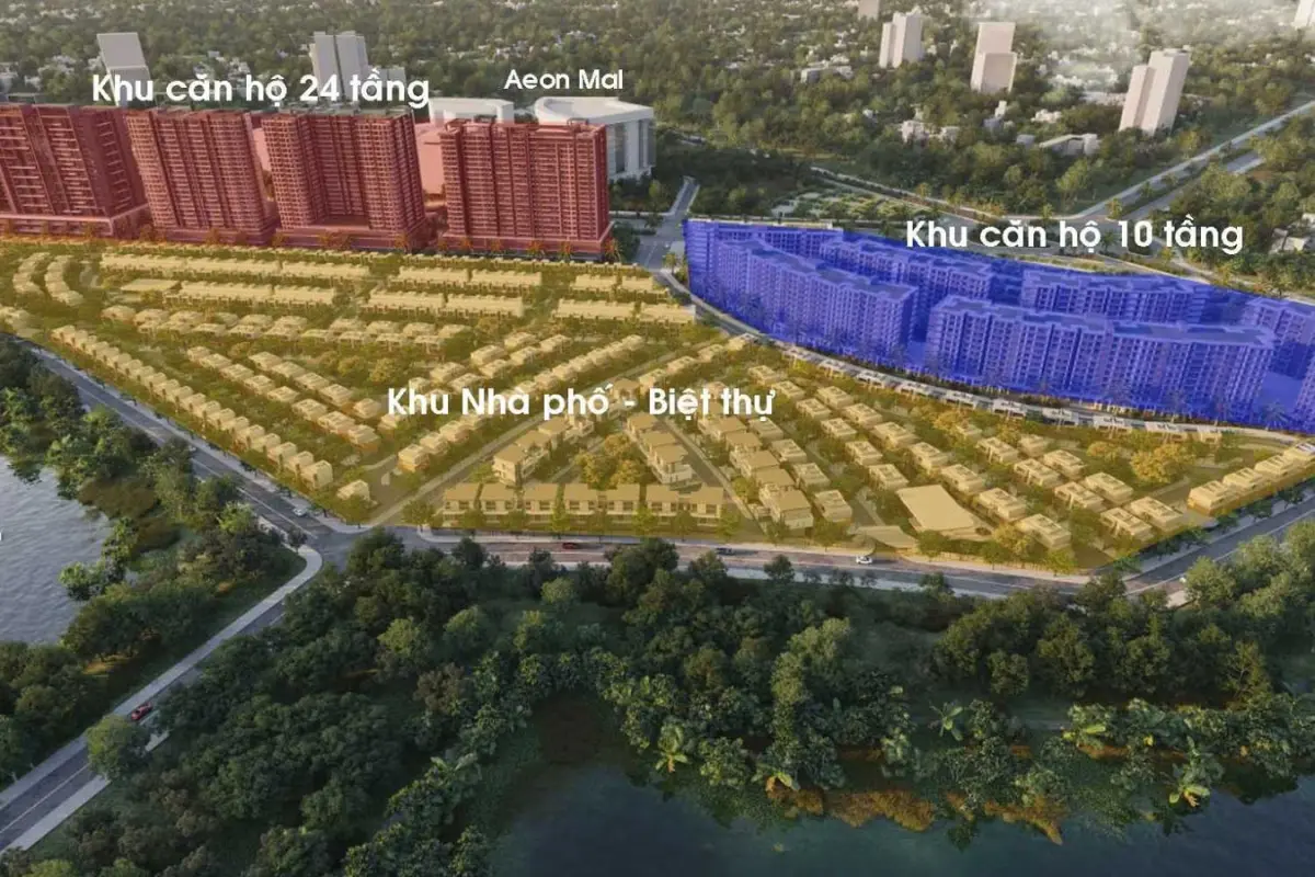 mặt bằng tổng thể dự án Sycamore Bình Dương