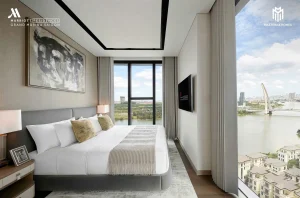 Phòng ngủ căn hộ thương mại toà lake