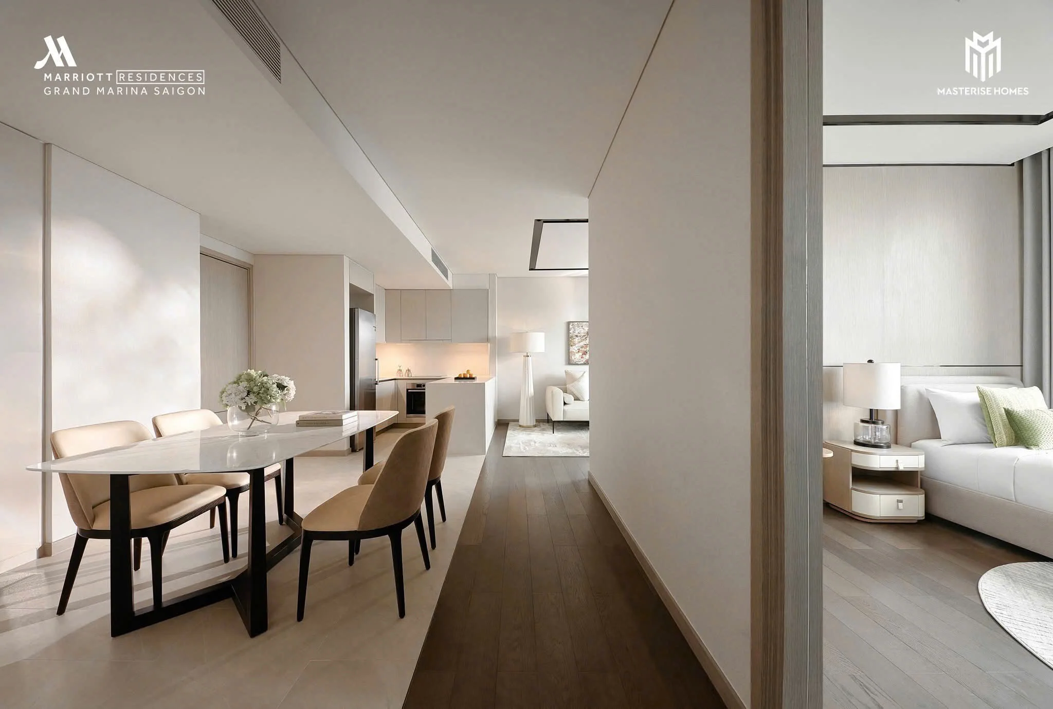 bếp căn hộ OT grand Marina saigon