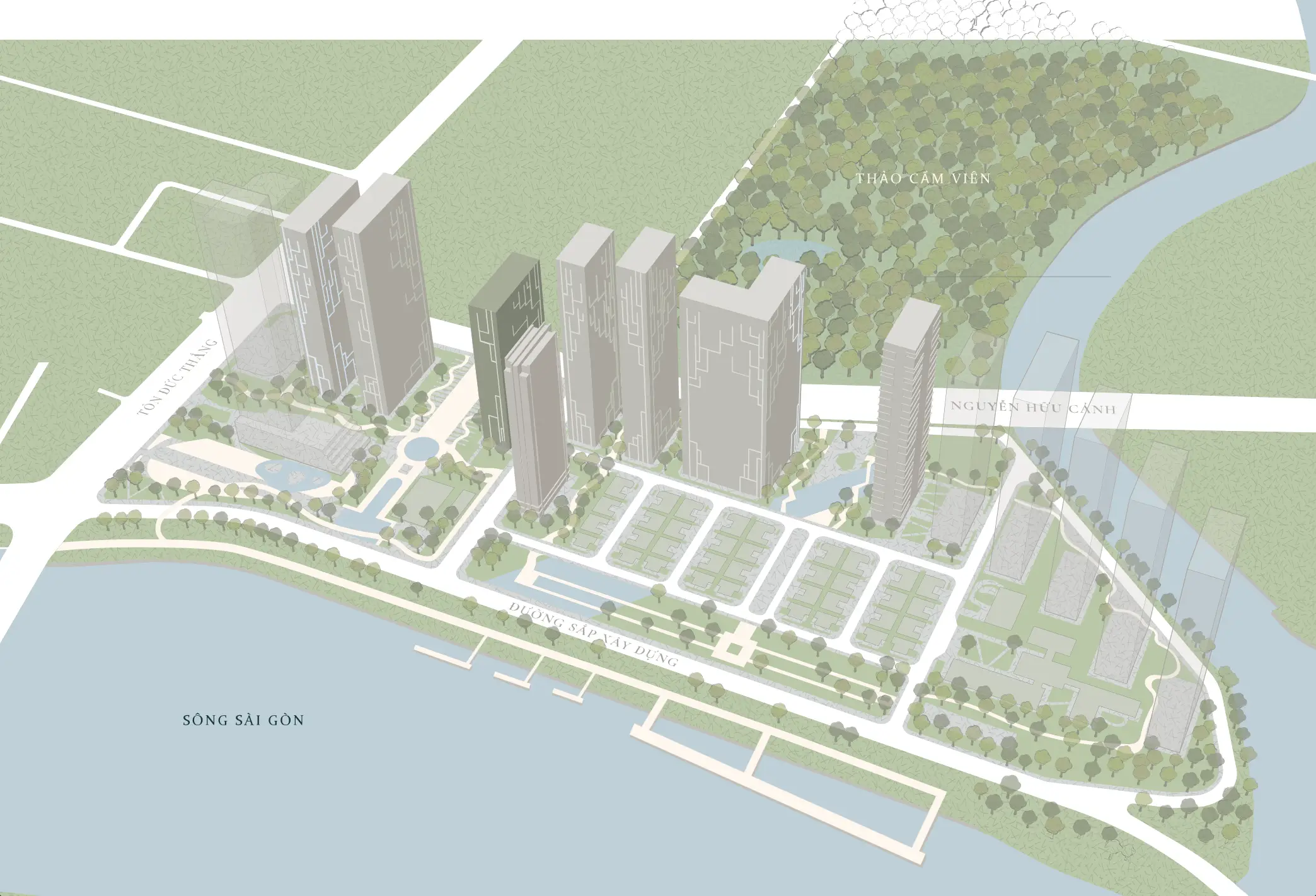 vị trí toà Bay Grand Marina Saigon