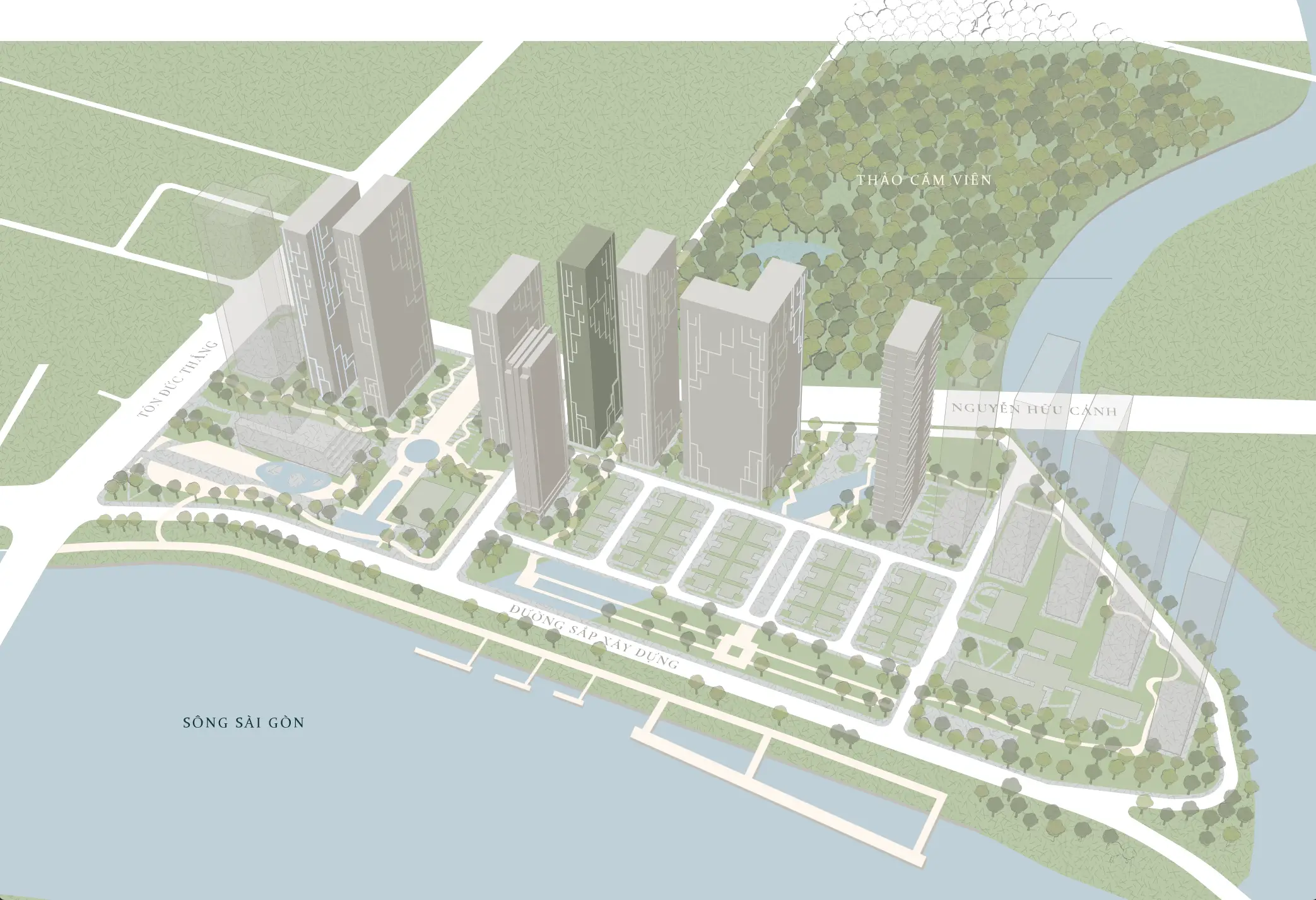 vị trí toà Lagoon Grand Marina Saigon