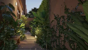 sân vườn biệt thự orchard mansion